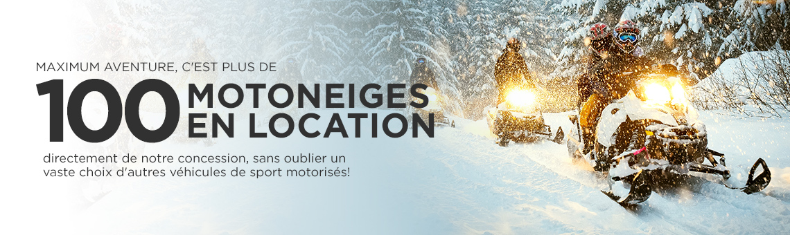 Location Motoneiges