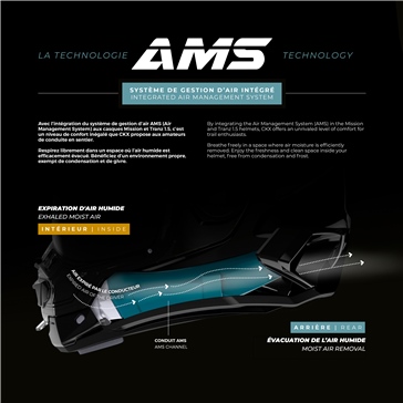 CASQUE CKX MISSION AMS VISIÈRE ÉLECTRIQUE MOTONEIGE
